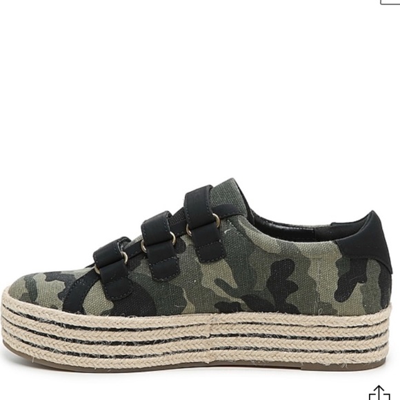 Green Camouflage Espadrille sneaker - Picture 2 of 3